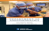 HSS Anesthesiology 2010 Annual Report