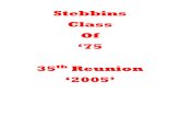 Stebbins Class of '75 30th Reunion