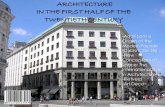 Architecture in the First Half of the 20th Century