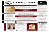 Chequers Cafe & Wine Bar - October Newsletter