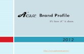 Acase Brand Profile 2012 new
