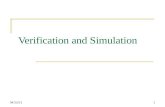 verification and simulations