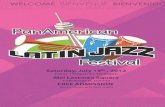 Panamerican Latin Jazz Festival - Program 2012