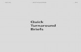 Quick Turn-around - Responsive