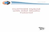 CLOTHIM Hybrid with DAZ Studio Tutorial