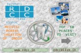 TOP 10 Places To Visit During Medical Vacation agencies of India – RDCC