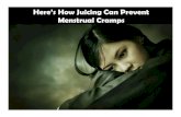 juicing for menstrual cramps