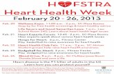 Hofstra Heart Health Week Feb. 20-26