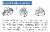 Diamond wedding ring sets