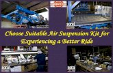 Choose suitable air suspension kit for experiencing a better ride