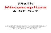 4NF57 Math Misconceptions