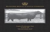 Dunford Royal Cattle Company Angus Production Sale Volume IX 2010