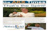 AKS Times 2011 Issue Three