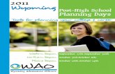 2011 Wyoming Post-High School Planning Days book