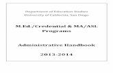 Administrative handbook 13 14 for all programs