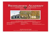 2012-2013 Bethlehem Academy School Profile