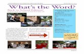 What's the Word 8/20/12 Back to School Edition!