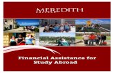 Financial Assistance for Study Abroad Brochure