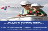 2014 Annual Report & Annual Meeting Program