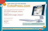 Echo Press Internet Sales Kit