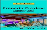 Hayden Torquay Summer Property Preview 2013