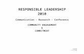 Responsible Leadership 2010 Presentation