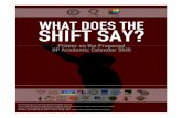 What Does the Shift Say? Primer