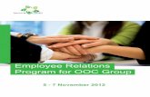 Employee Relations Program for OOC Group