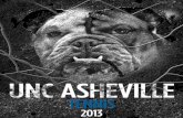 2013 UNC Asheville Tennis Yearbook