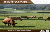 Specialist Breeds Directory