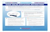 Sheep bolus applicator instructions