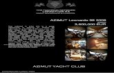 AZIMUT Leonardo 98, 2008, 3.600.000 € For Sale Brochure. ref: 1 Presented By azimut-yachtclub.com