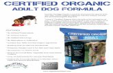 Virtue organic dog food