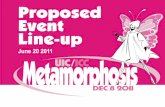 2011 Metamorphosis - Schedule of Activities