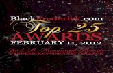 BlackFrederick.com 2012 Top 25 Awards Show Program