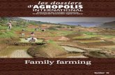 Family farming thematic file agropolis international