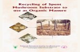 Recycling Of Spent Musroom Substrate To Use As Organic Manure, NRCM