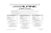 Alpine PMX-F640 UK Manual