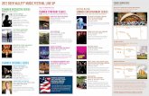 2012 Deer Valley Music Festival Brochure