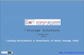 Storage solutions - Water Storage Tanks Distributors from Karnataka