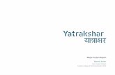 Yatrakshar | Major Project report