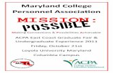 MCPA Fall Conference Undergrad Track