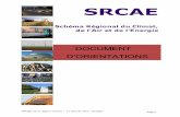 Mars 2012 - SCHEMA REGIONAL CLIMAT ORIENTATIONS