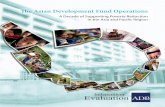 The Asian Development Fund Operations: A Decade of Supporting Poverty Reduction in the Asia and Paci