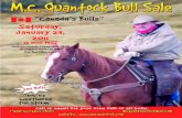 2011 M.C. Quantock "Canada's Bulls" Bull Sale Complete Catalogue