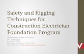 Safety and Rigging Techniques for Construction Electrician Foundation Program Surrey BC