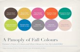Pantone Colours for Fall