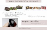 Mini Accordian Albums