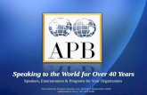 APB Capabilities Presentation