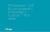 Master European Design Labs 2010 IED Madrid